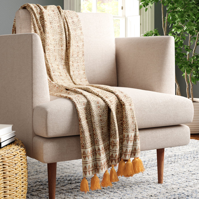 Darcy Cotton Throw & Reviews Joss & Main